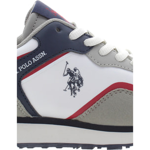 Sneakers U.S. Polo Assn. bianco-grigio chiaro