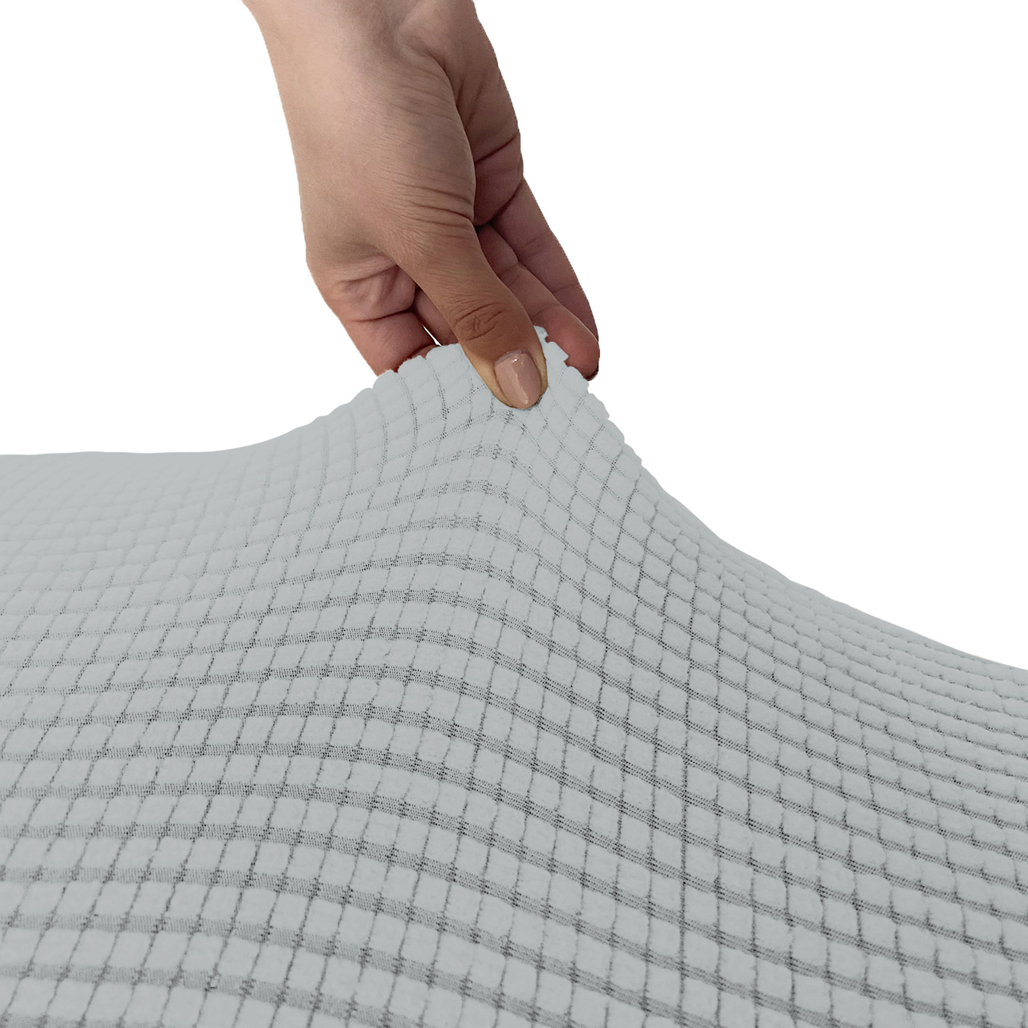 COPPIA VESTISEDIA CON SCHIENALE LESLIE, Microfibra/Elastan - GRIGIO CHIARO