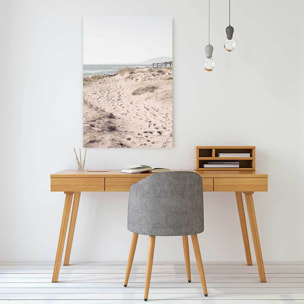Tableau mer chemin de sable  Toile imprimée
