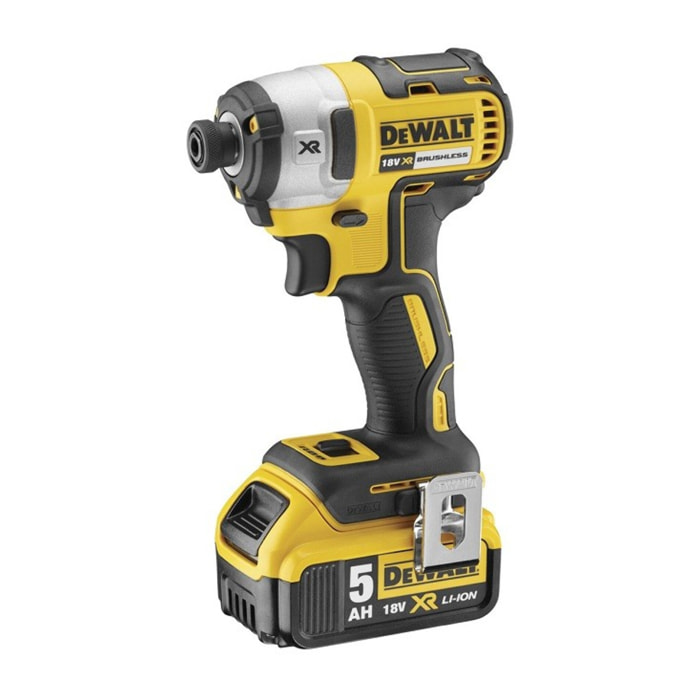 Visseuse à chocs DEWALT Brushless 18V 5.0Ah - 2 Batteries, chargeur, coffret - DCF887P2