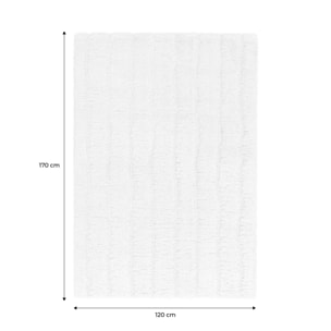 Tapis intérieur motif linéaire crème SOL