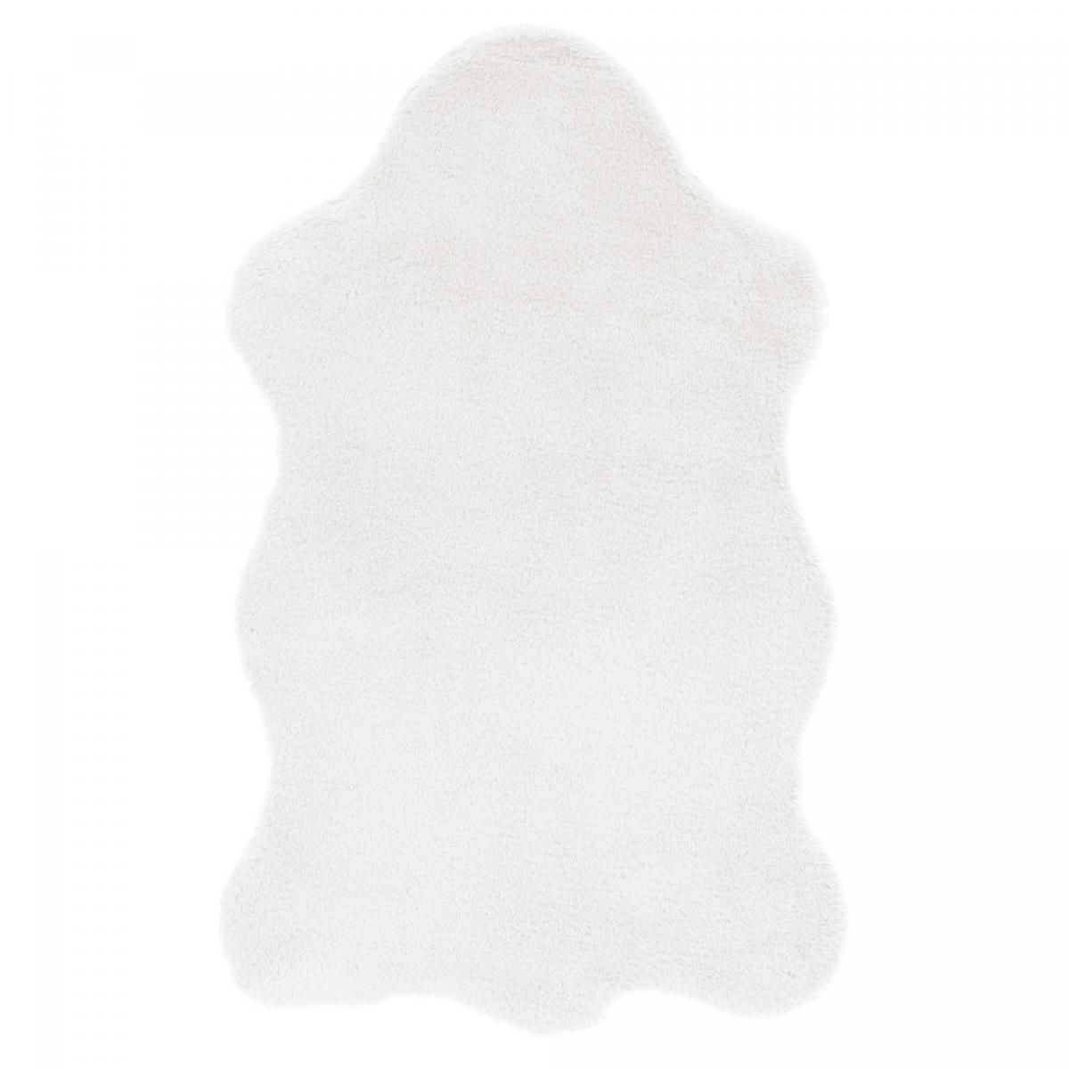 Tapis salon et chambre tissé motif faux uni NESI