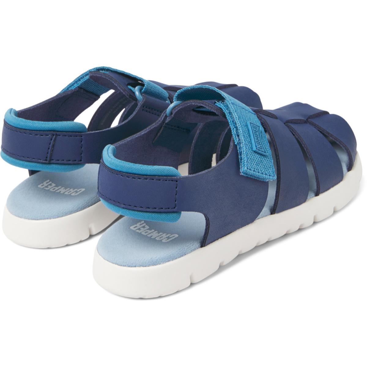 CAMPER Oruga - Sandalias Azul Infantil Unisex