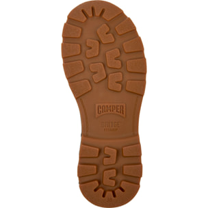 Zapatos de cordones - CAMPER Brutus+ - Beige - Cuero liso