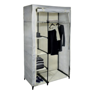 Armario plegable con 5 estantes en Textil transpirable