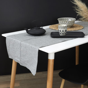 Chemin de Table - HOME DECO FACTORY - Coton - Vert