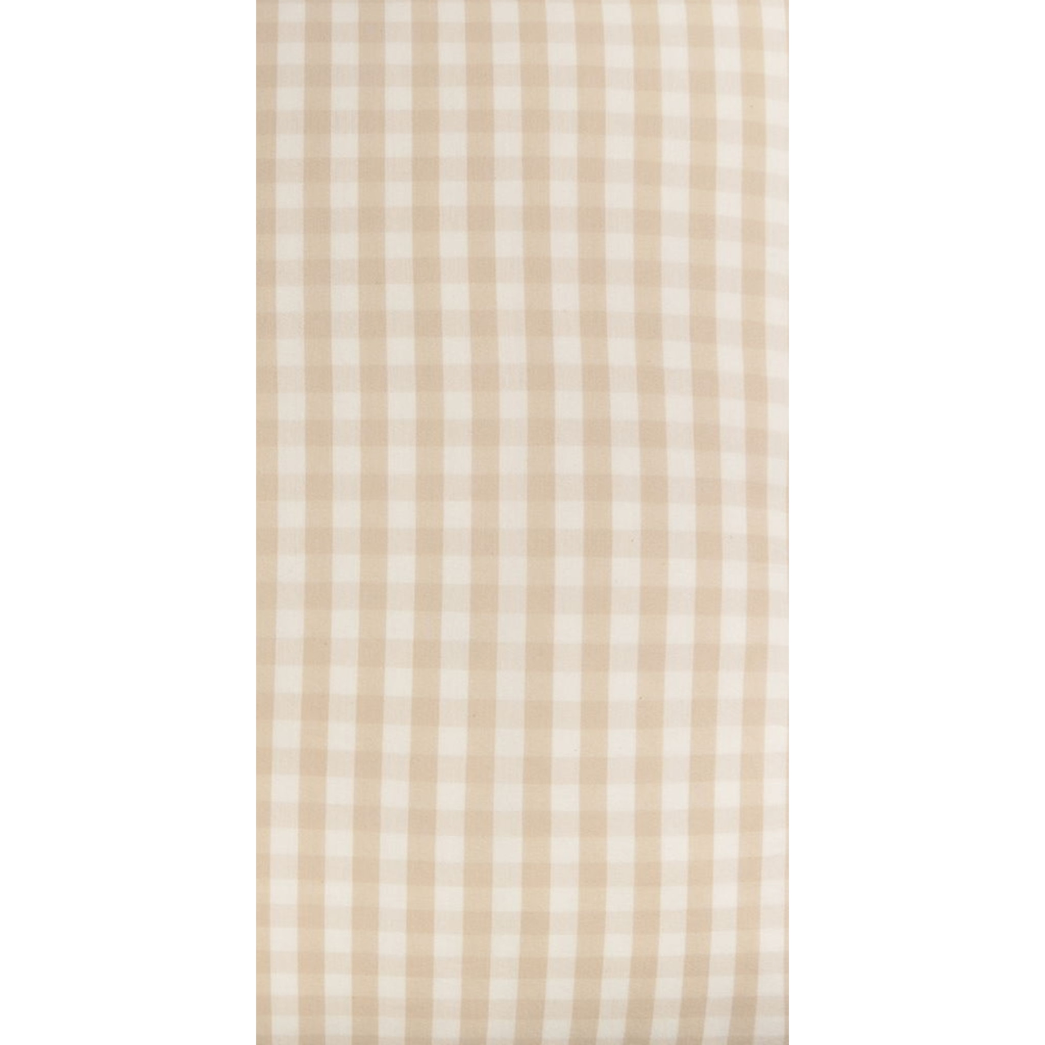 Funda de cuadrante algodón satén cuadros vichy Kimcuad color marron beige 100% Algodón