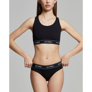 Slip no stress donna cotone organico