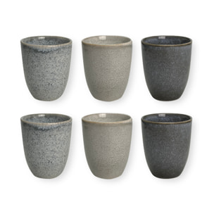 Lot de 6 tasses, ZAO
