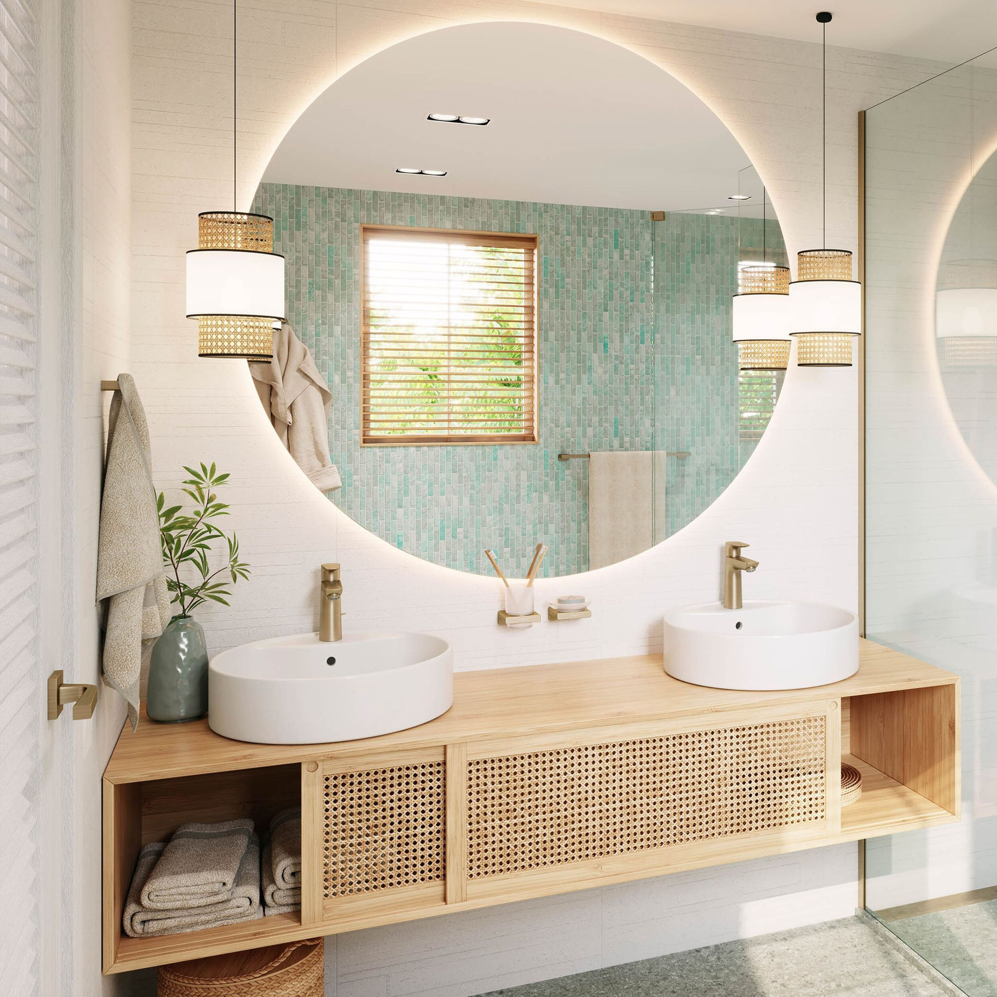 Porte savon AddStoris Q, Bronze brossé