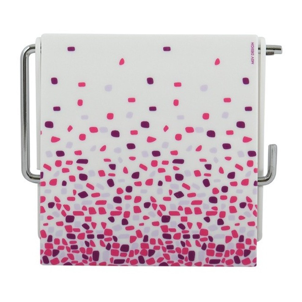 Porte rouleau papier wc Mural BREST Rose MSV