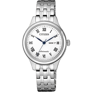 Reloj Citizen PD7131-83A Mujer Analogico Automatico con Correa de Acero inoxidable