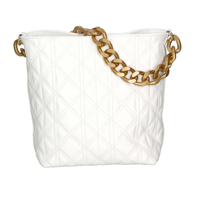 Borsa a spalla da Donna Adra in Vera Pelle Made in Italy 17x31x15,5 cm