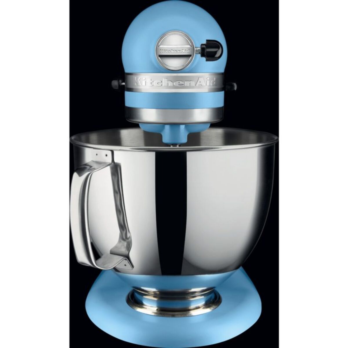 Robot pâtissier KITCHENAID 5KSM175PSEVB bleu velvet, 4,8 L, bol avec poignée + bol 3 L, batteur souple et couvercle