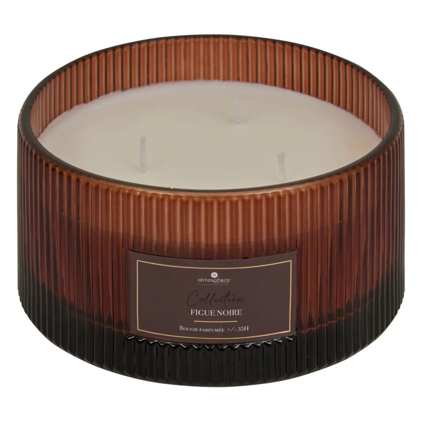 Bougie parfumée Albie 635g pot verre figue