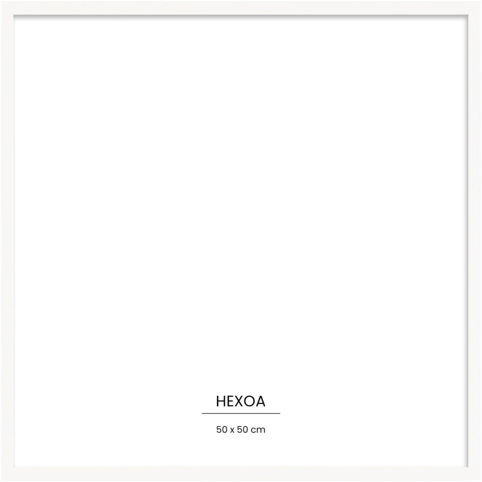 Cadre bois Blanc 50x55cm cadre seul