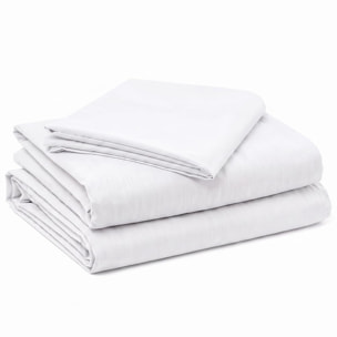 Completo lenzuola in cotone - Bianco