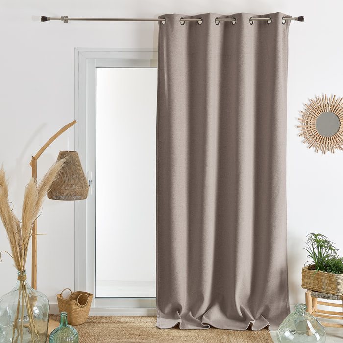 Rideau en flanelle - Naturel
