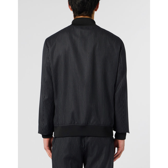 PHILIPP PLEIN Classic Tracksuit Jacket Stripes Stripes