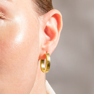 Pendientes acabado oro 18K