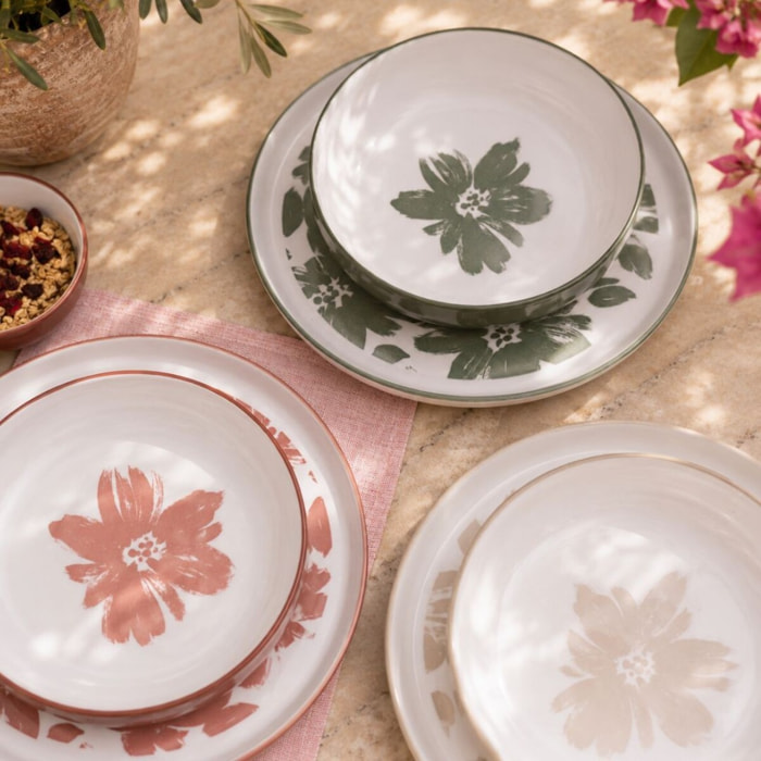 Lot de 6 assiettes creuses, HANAE