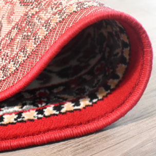 Tapis rond tissé motif oriental FIBU