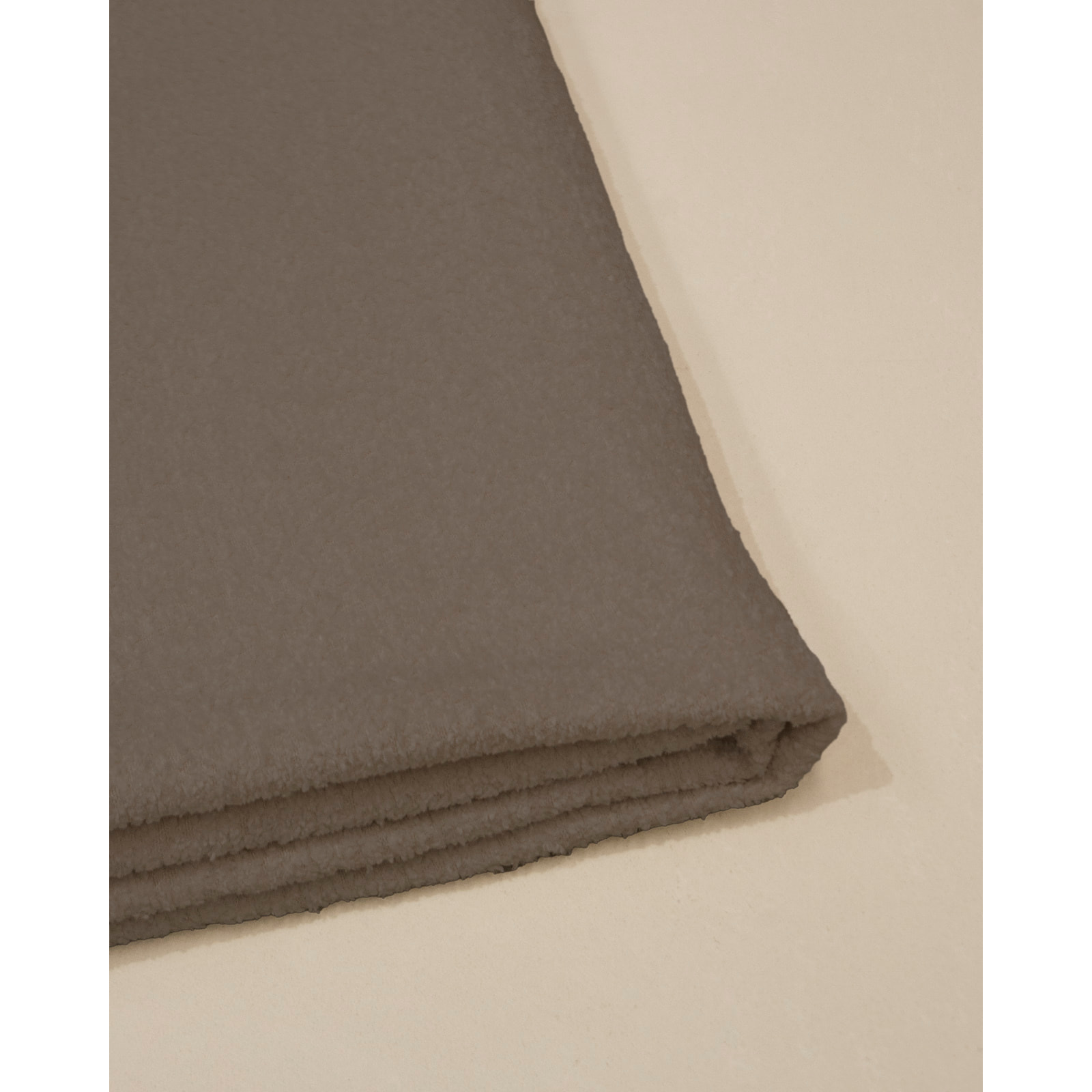 Housse pour tête de lit en bouclé marron en différentes tailles