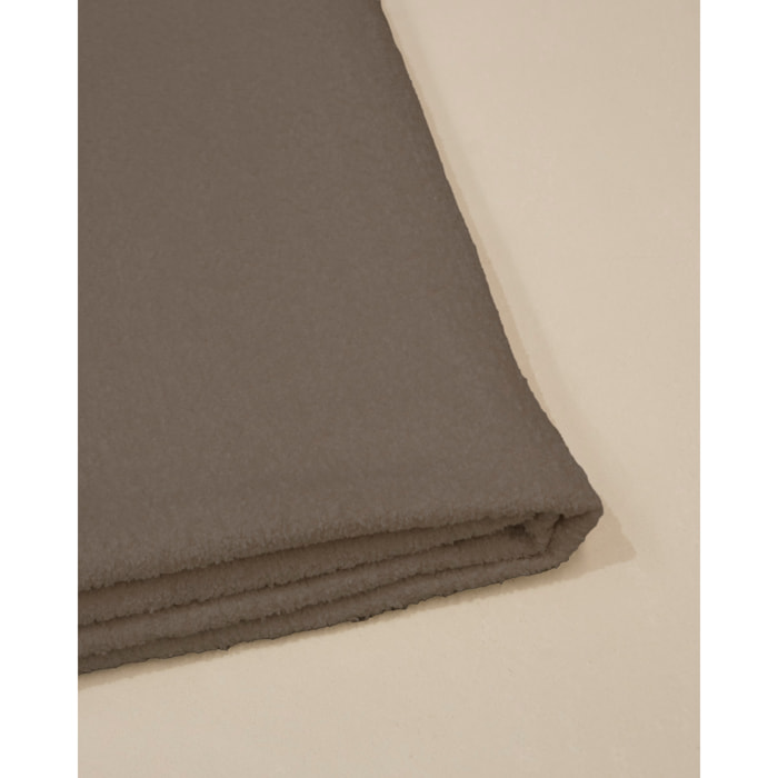 Housse pour tête de lit en bouclé marron en différentes tailles