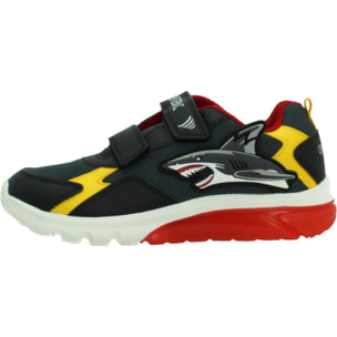 Zapatillas Niño de la marca GEOX  modelo J CIBERDRON BOY NEGRO