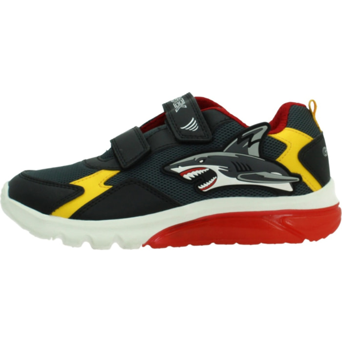 Zapatillas Niño de la marca GEOX  modelo J CIBERDRON BOY NEGRO