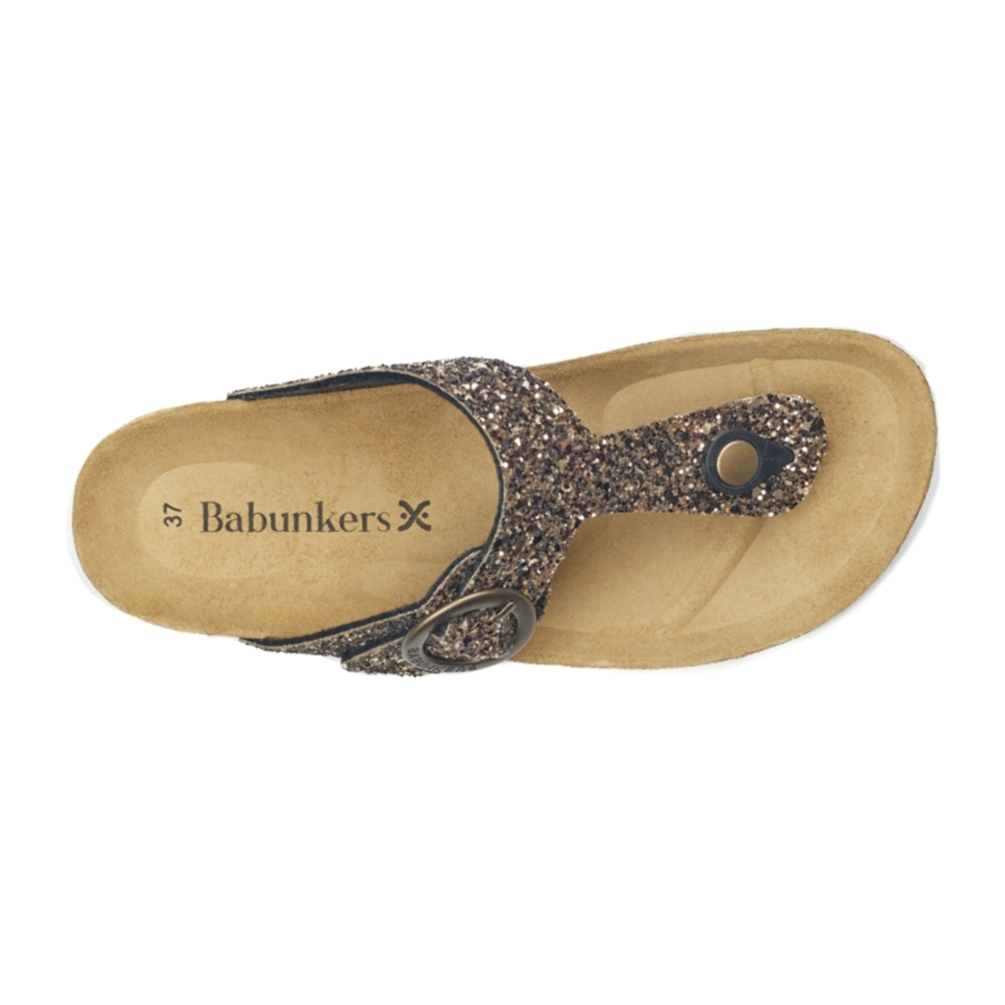 SANDALIA GRANADA BABUNKERS MARRON