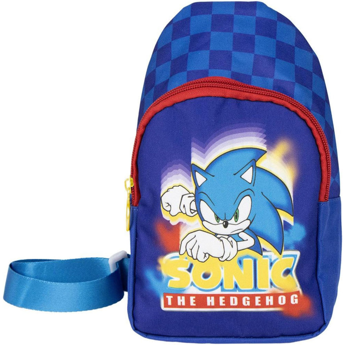 Mochila Infantil Bandolera Sonic