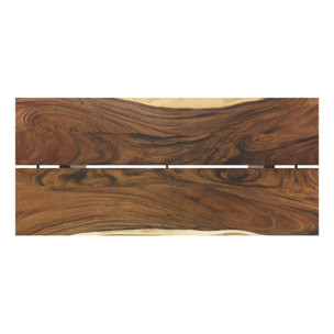 Table rectangulaire 8 personnes en bois de suar 220 cm - Tanah