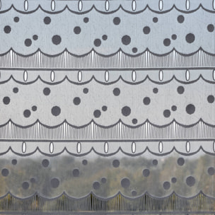 Modulable à pois géométriques - Blanc