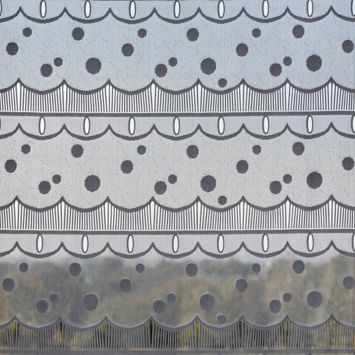 Modulable à pois géométriques - Blanc