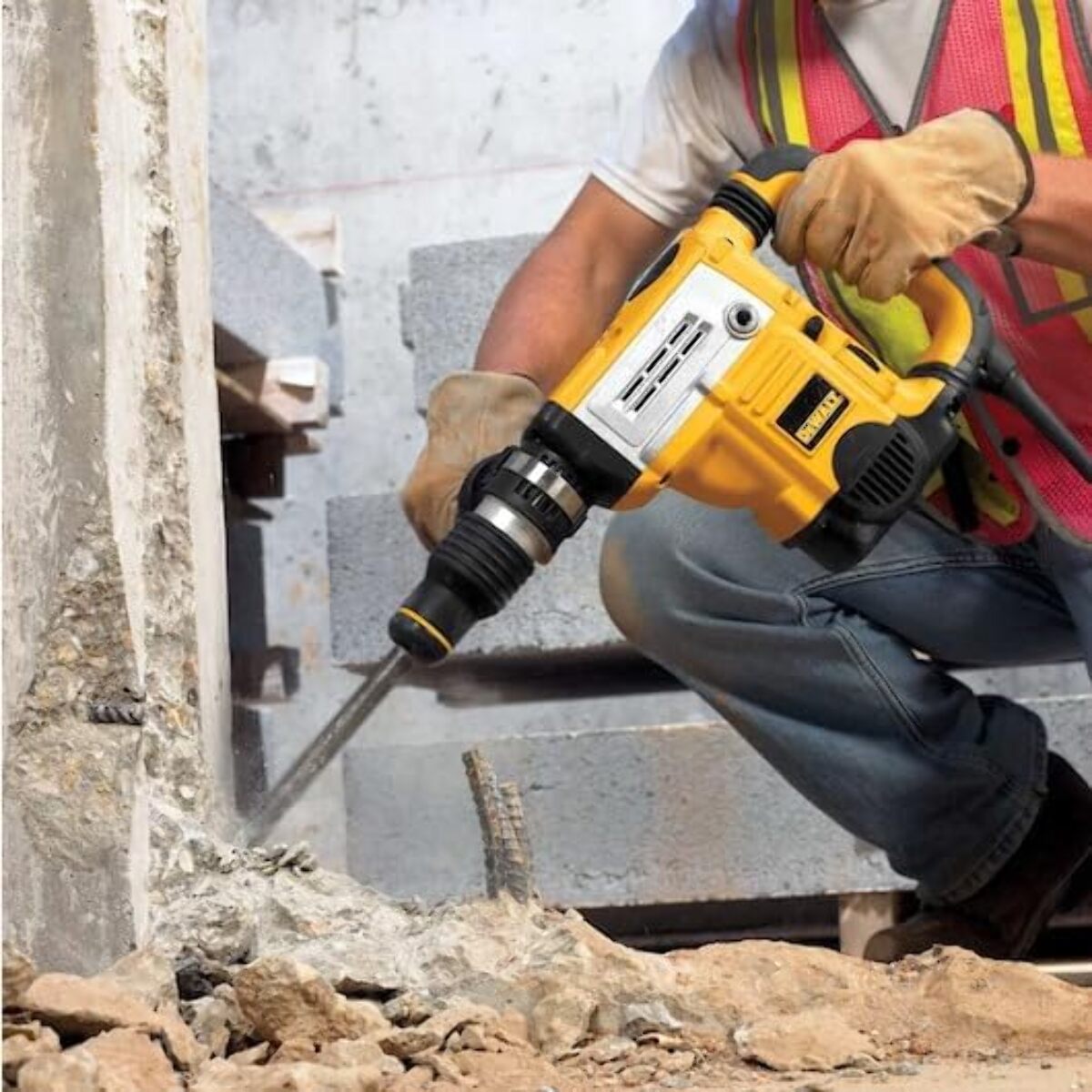 Burin plat SDS-Max 300 x 80 mm - 1 pièce - DEWALT - DT6825-QZ