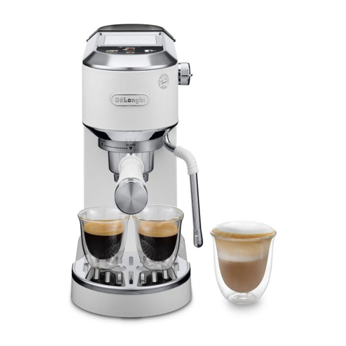 Machine à expresso DELONGHI Dedica Duo EC890.WI - Blanc