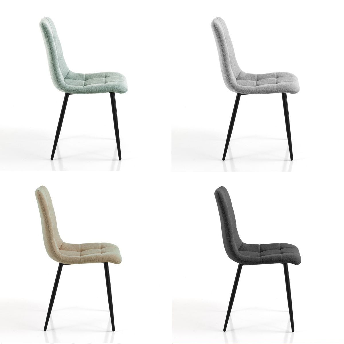 Tomasucci Ensemble de 4 chaises FAFFY EVO COLORS