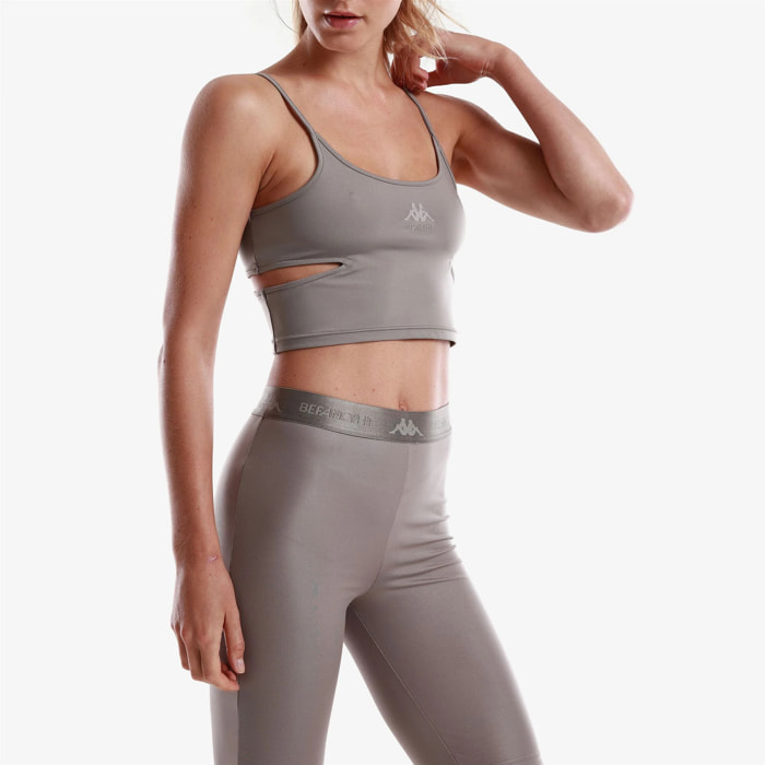 Kappa - Pantaloncini Donna Grigio - AUTHENTIC BUNNY