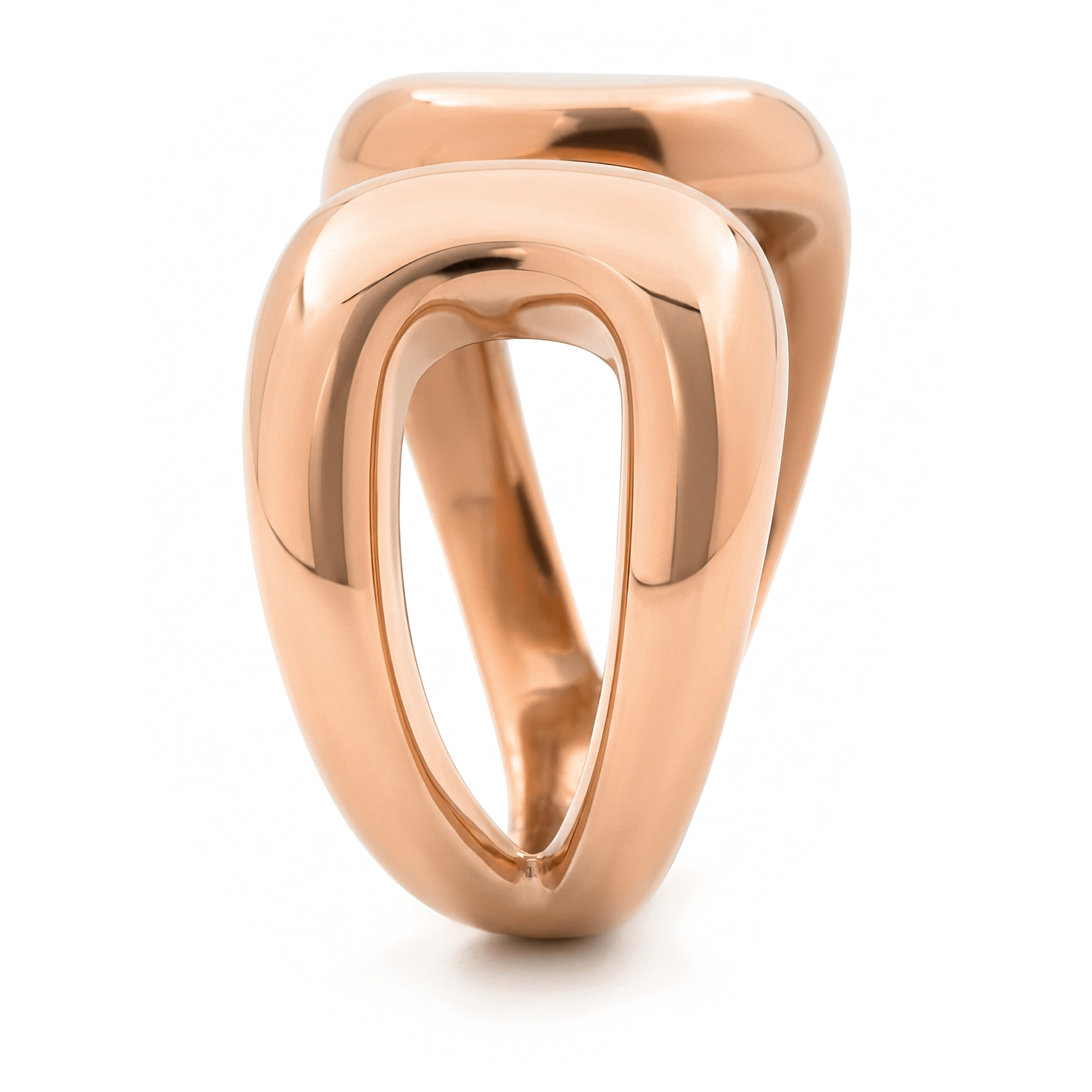 Anillo Ithra acabado oro amarillo 18k