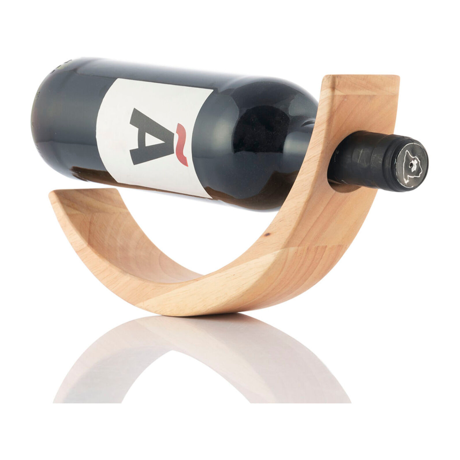 Porte-bouteille en Bois Effet Suspendu Woolance InnovaGoods