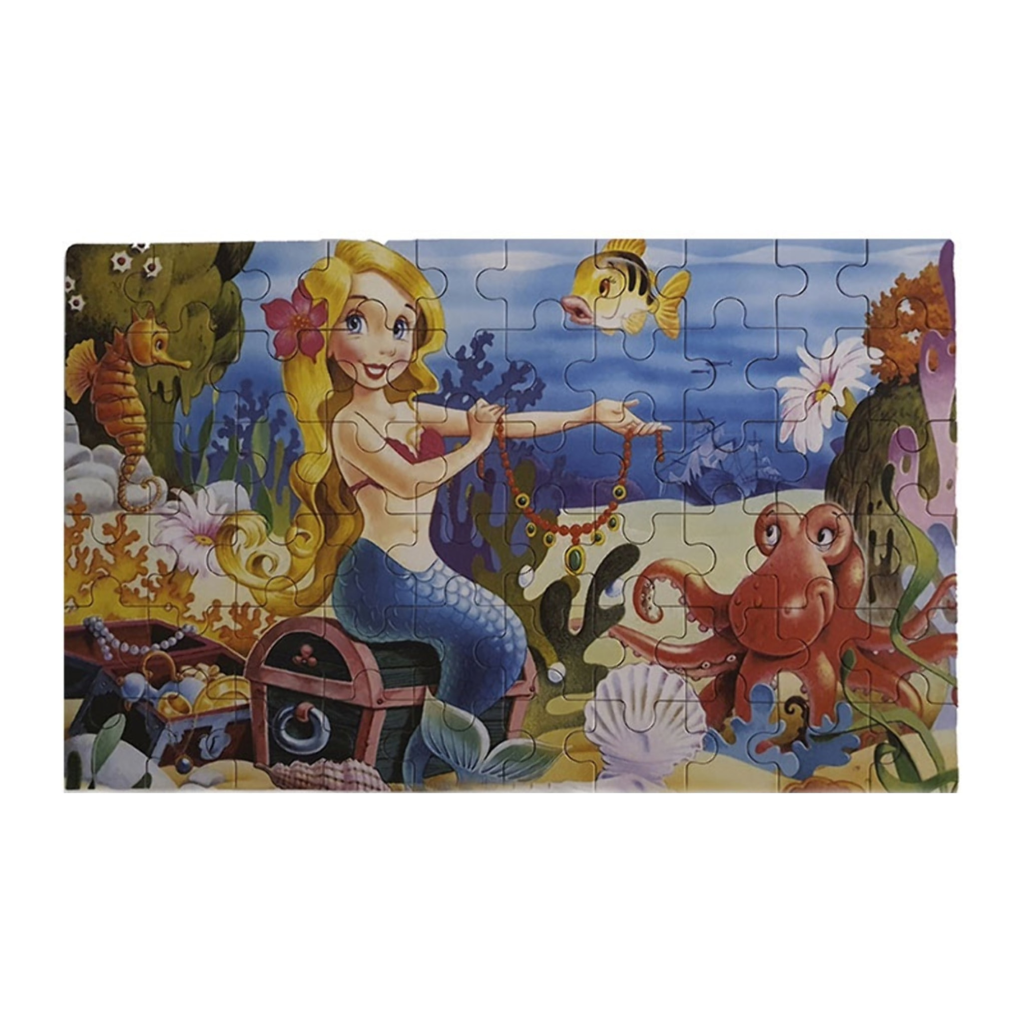 PUZLE DE CUENTOS: LA SIRENITA - 60 pcs (CAJA METÁLICA)