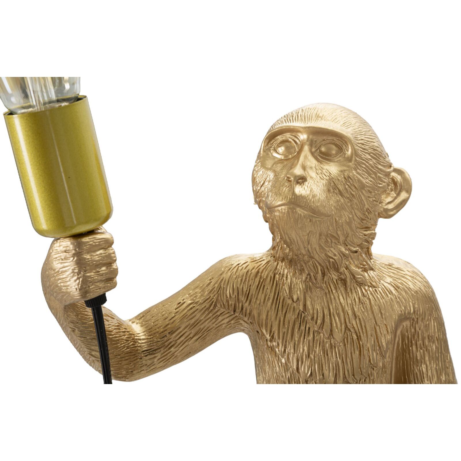 LAMPADA DA TAVOLO MONKEY ORO CM Ø 26X34X55