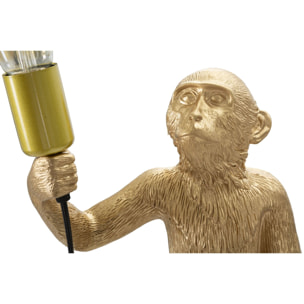 LAMPADA DA TAVOLO MONKEY ORO CM Ø 26X34X55