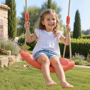 Balançoire plastique corail pour portiques de 1,90 à 2,50 m