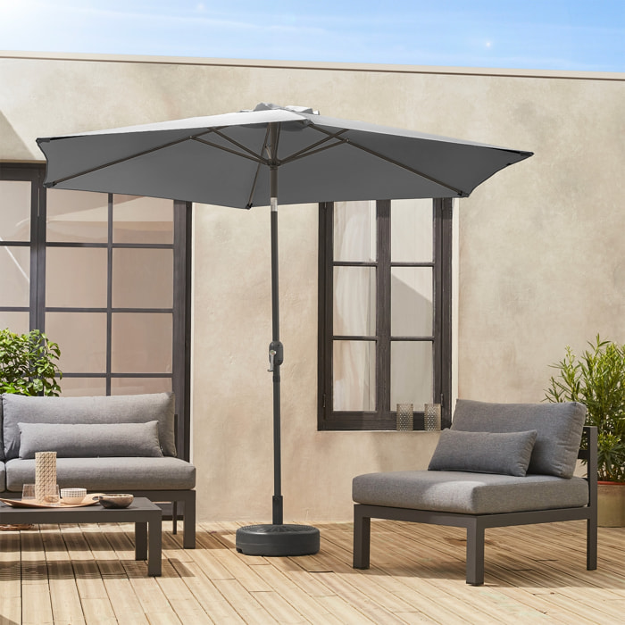 Parasol rond 3m avec mât central TOUQUET