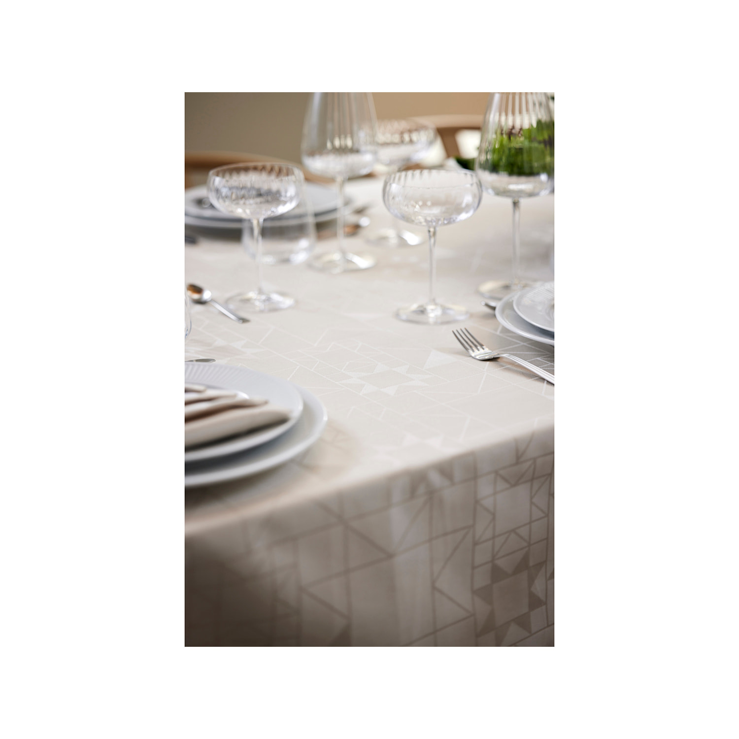 Nappe de noël Star Damas