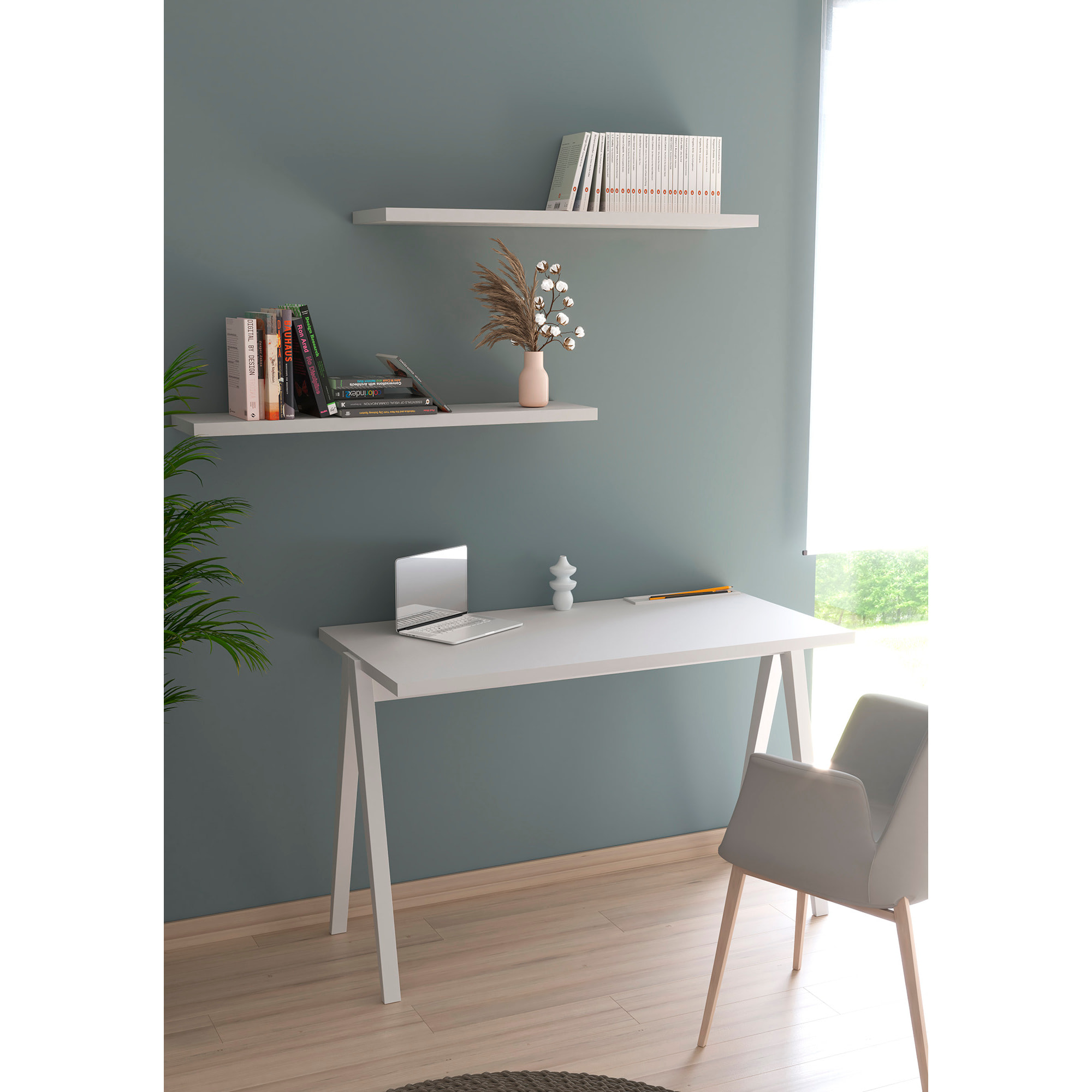 Escritorio Colmar blanco 78x107x49 cm
