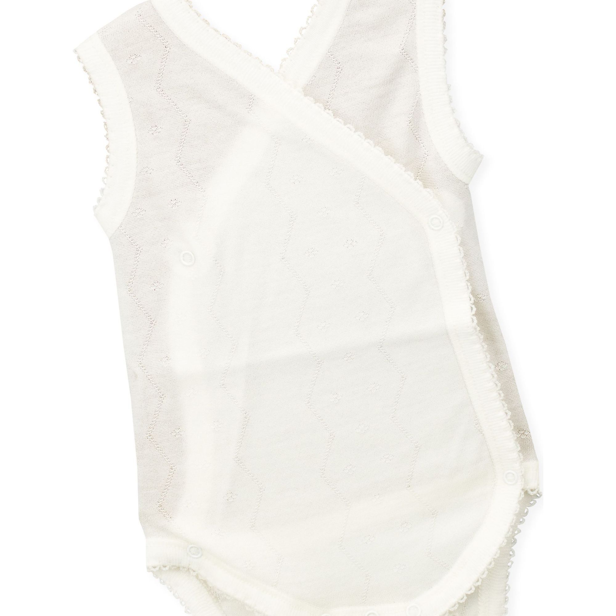 Body cruzado bebé sin mangas algodón