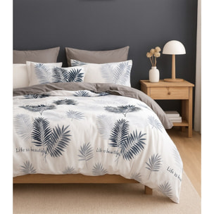 Parure housse de couette en polycoton - Lygor